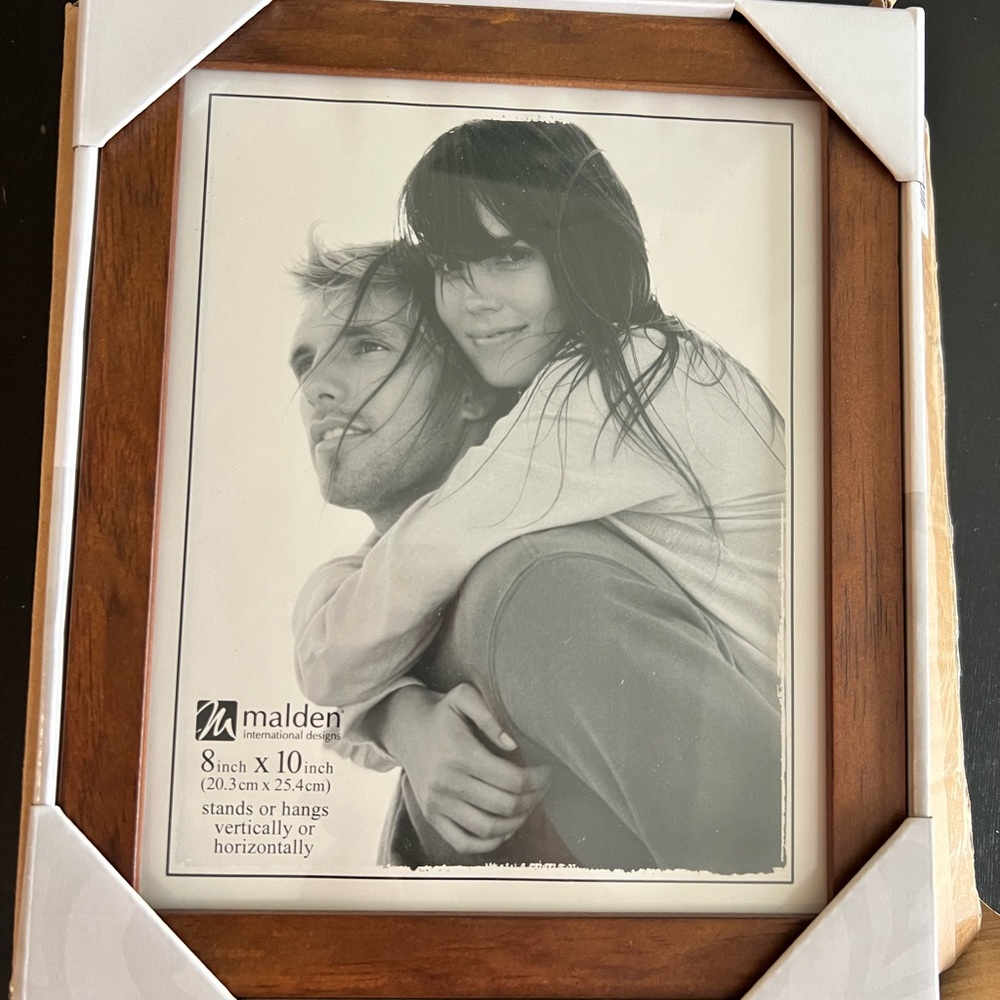 Malden Brown Wood Picture Frame